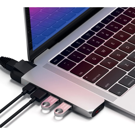 Docking Station Satechi ST-TCPHES 6-Port USB 3.0 συμβατό με Dual USB-C image 6