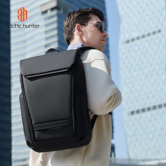 Τσάντα Laptop Arctic Hunter B00559 15.6" Αδιάβροχη - Μαύρο image 1
