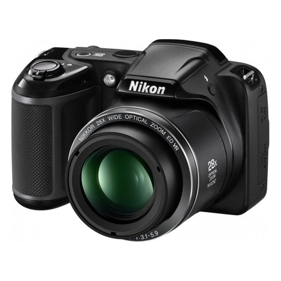 Compact Nikon Coolpix L340 - Μαύρο & Μπαταρίες επαναφορτιζόμενες image 1