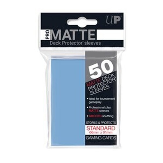 Ultra Pro - Pro Matte Light Blue Sleeves 50 Pack image 0