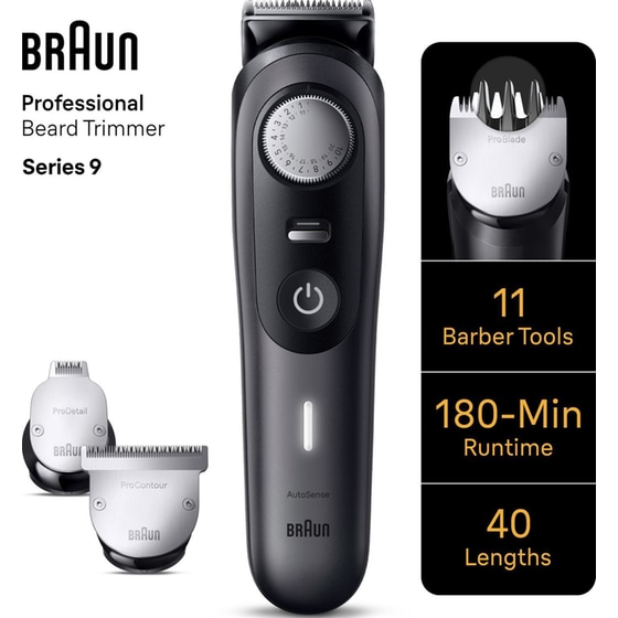 Σετ Κουρευτική Μηχανή BRAUN BT9441 - Μαύρο image 4