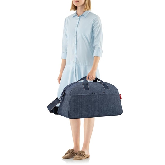 Τσάντα Ταξιδίου Reisenthel Overnighter Herringbone Dark Blue - 60x34x26cm image 4