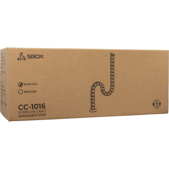 Διαχειριστής Καλωδίων SBOX CC-1016 - Μαύρο image 3