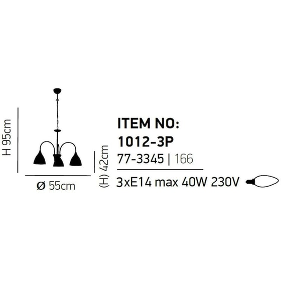 Φωτιστικό Οροφής Τρίφωτο Homelighting Kup 77-3345 Γυάλινο/Μεταλλικό - Μπεζ/Λευκό image 1