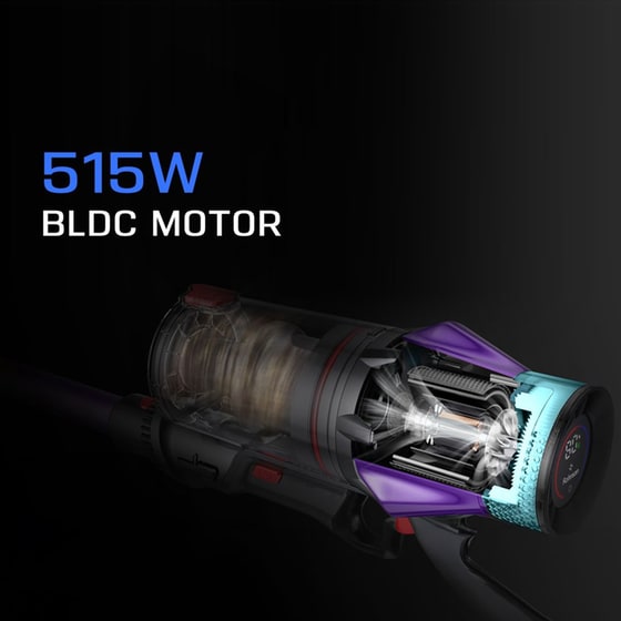 ROHNSON MAMBA M55 29.6 V 0.6 L Μωβ/Γκρι Σκούπα Stick image 19