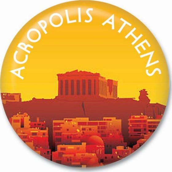 Μαγνήτης GNF THINKOFGREECE Ακρόπολη 3.8 cm image 0