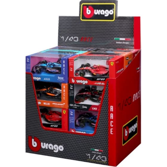 Bburago Αυτοκίνητο 1/43 F1 Race 1 Τμχ - Τυχαία Επιλογή Σχεδίου (18/60039) image 1