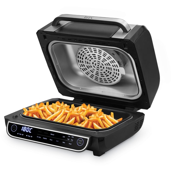 IZZY IZ-8265 με Πόρτα 1700 W Μαύρη/Ασημί Φριτέζα Αέρος & Grill image 3