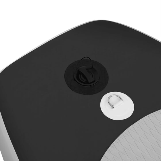 Φουσκωτή Σανίδα SUP VidaXL 300x75 cm - Μαύρη image 4