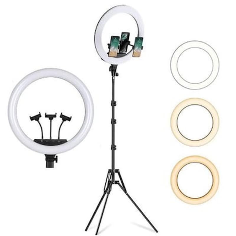 OEM Ring Light 45cm XK-818A με Τριπλή Βάση Κινητού