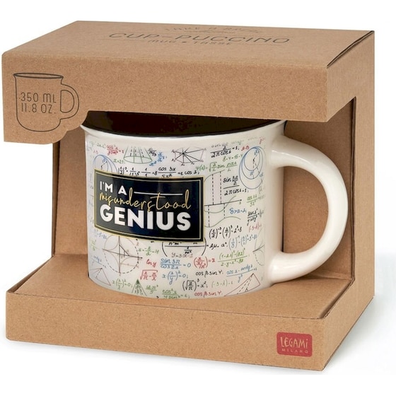 Κούπα Legami Cup-Puccino Genius από Πορσελάνη 350 ml - Λευκή image 2