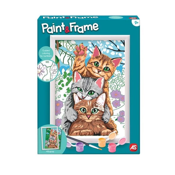 AS Company Paint & Frame Ζωγραφίζω Με Αριθμούς Funny Kitties image 0