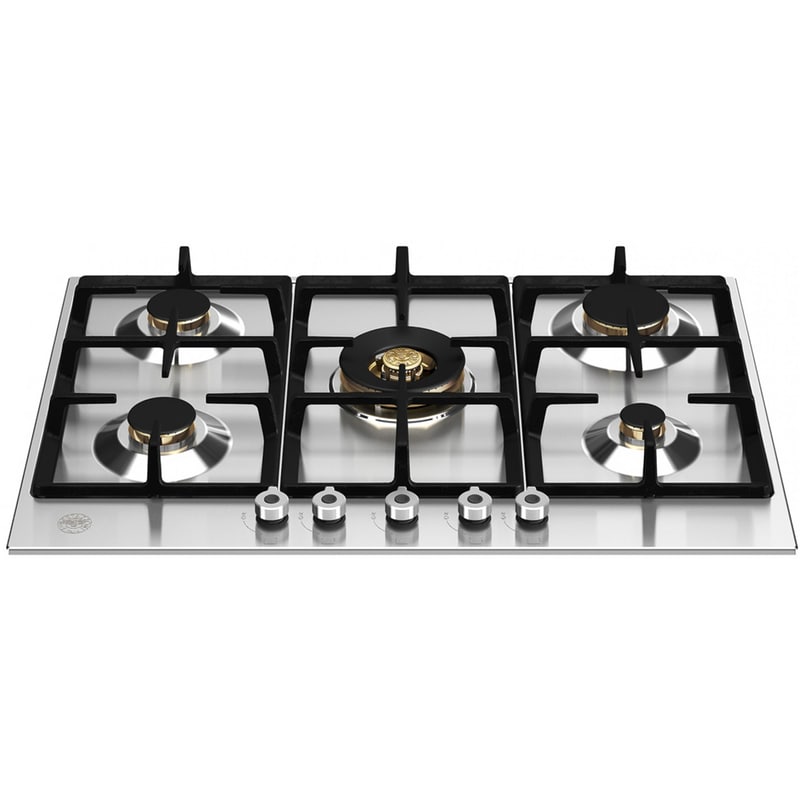 BERTAZZONI BERTAZZONI P755CPROX (GPL) 75.2 cm Inox Εστία Υγραερίου Αυτόνομη