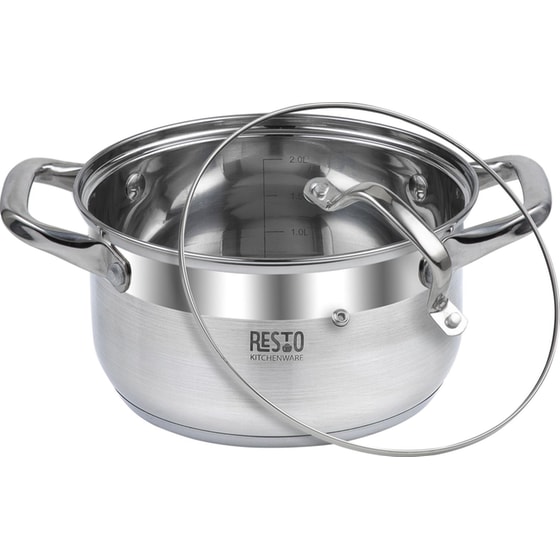 Κατσαρολάκι Ρηχό RESTO 92002 Casserole από Ανοξείδωτο Ατσάλι 18 cm 2.6 L Inox image 1