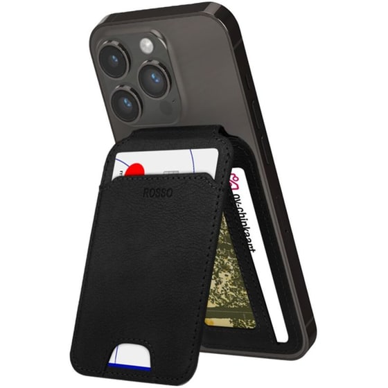 Θήκη - Πορτοφόλι για Κάρτες με MagSafe - Rosso Element MagSafe Wallet - Black image 0
