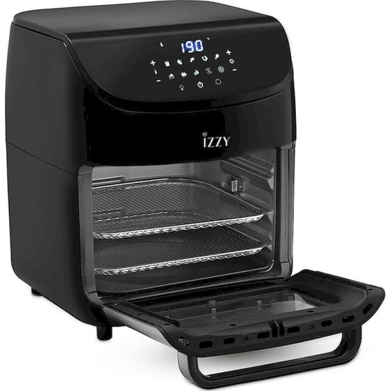 IZZY IZ-8245 με Πόρτα 1800 W 12 L Μαύρο Φριτέζα Αέρος - Φουρνάκι image 9