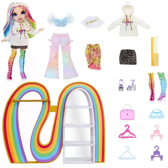 Rainbow High MGA Entrertainment Ντουλάπα Ουράνιο Τόξο Amaya image 4