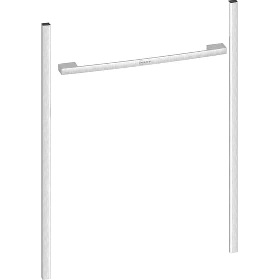 NEFF Z9075MY0 Flex Design Ενιαία εγκατάσταση για συρτάρι & φούρνο 75 cm - Metallic Silver image 0