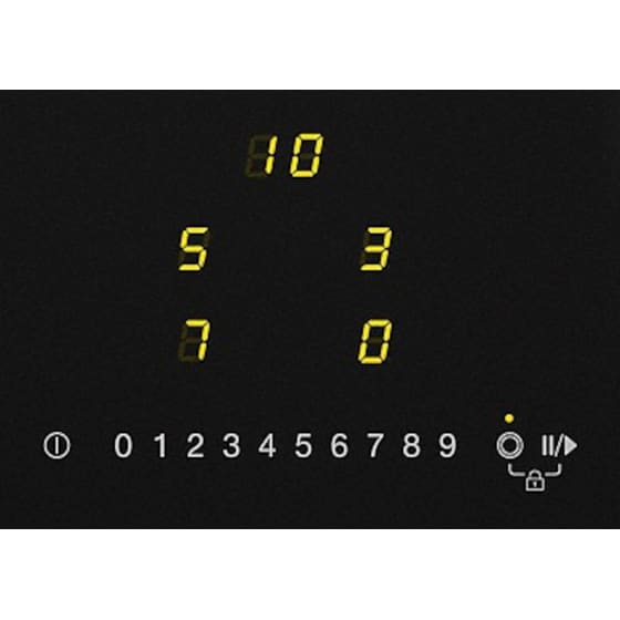 Εντοιχιζόμενη Κεραμική Εστία MIELE KM 6521 FR 61.4 cm Μαύρο image 1