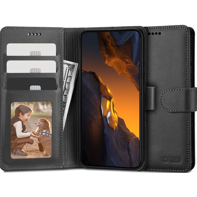 TECH-PROTECT Θήκη Xiaomi Poco F5 - Tech-Protect Wallet - Black