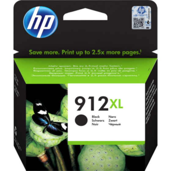 HP 912XL Μαύρο Μελάνι Εκτυπωτή 3YL84AE image 6