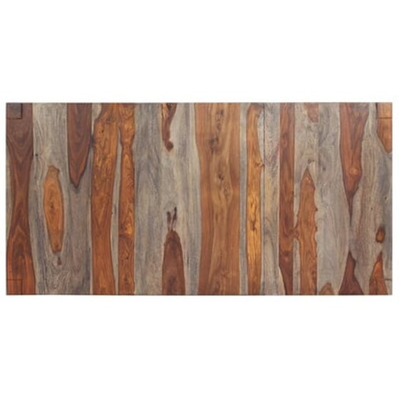 Τραπεζαρία Vidaxl από Μασίφ Ξύλο Sheesham 180x90x76 cm - Καφέ/Γκρι image 4