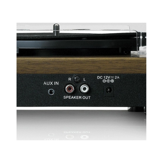 Πικάπ Lenco LS-100WD Με Ενσωματωμένο Προενισχυτικό Ήχου - Καφέ image 2