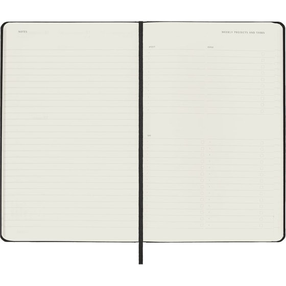 Ημερολόγιο Εβδομαδιαίο Moleskine 2025 12M Pro Large Black Hard image 3