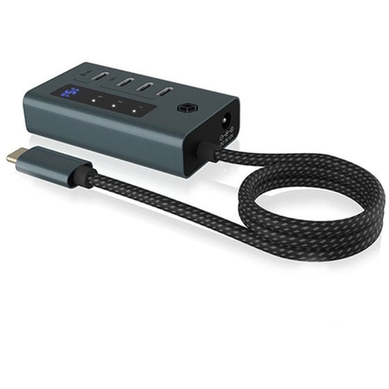 Icy Box IB-HUB1454-C31 USB Hub 4-Port συμβατό με USB-C image 1