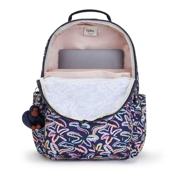 Τσάντα Πλάτης Kipling Seoul PC Case Palm Fiesta image 5
