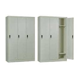Φοριαμός Μεταλλικός  WOODWELL με 6 ράφια 115x45x185 cm - Λευκό