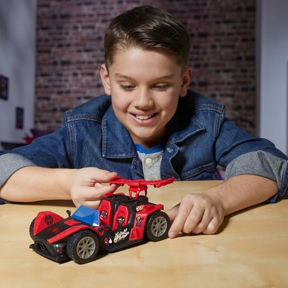 Hasbro  Epic World of Action Marvel Spider-Man Venomversus Miles Morales Remix Blast Racer (G0736) image 6