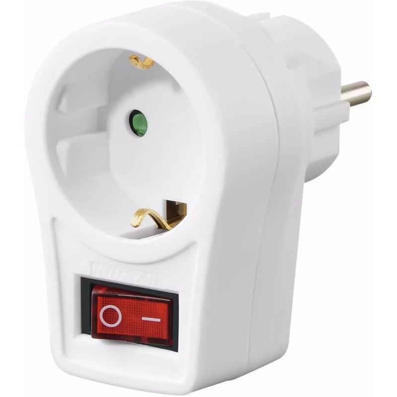 Μονόπριζο Ασφαλείας Hama 223212 1 Θέσης - Λευκό HAMA