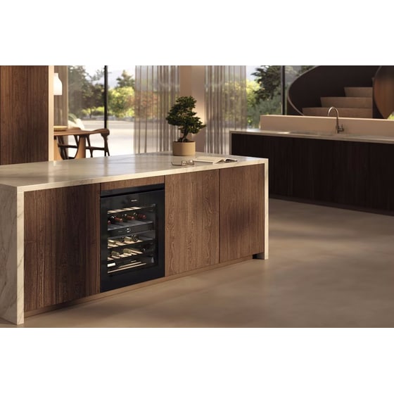 MIELE KWTUS 7074 F για 32 Μπουκάλια Μαύρο Εντοιχιζόμενος Συντηρητής Κρασιών image 4