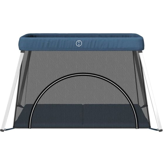 Παρκοκρέβατο VidaXL με Στρώμα Μπλε image 1