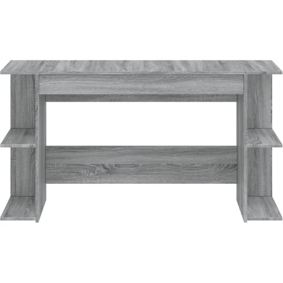Γραφείο VidaXL από Επεξεργασμένο Ξύλο 140x50x75 cm - Γκρι Sonoma image 2