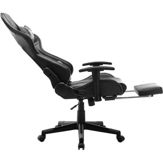 Gaming Καρέκλα VidaXL από Τεχνητό Δέρμα - Μαύρη/Γκρι image 5