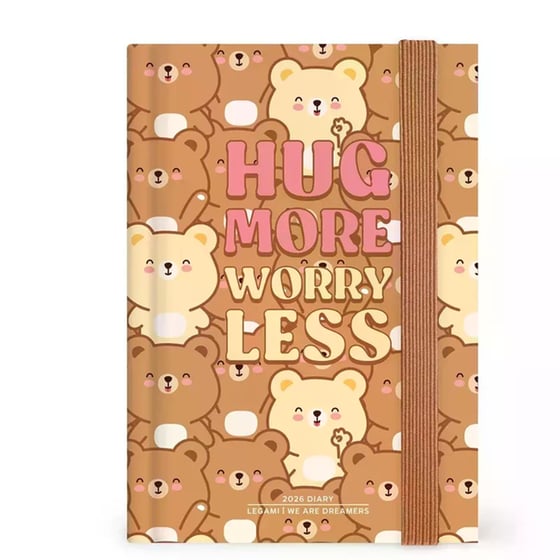 Ημερολόγιo Ημερήσιο Legami 2026 12Μ Small Photo Teddy Bear image 0