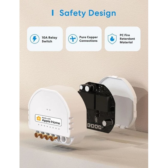 Έξυπνος διακόπτης τοίχου Meross MSS810HK-UN με  Wi-Fi image 6