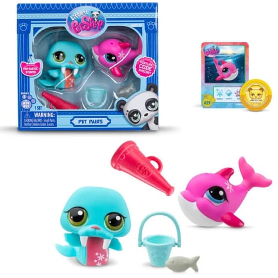 Basic Fun Littlest Pet Shop Collector Set 2 Φιγούρες Με Αξεσουάρ 29  33 (00508) image 0