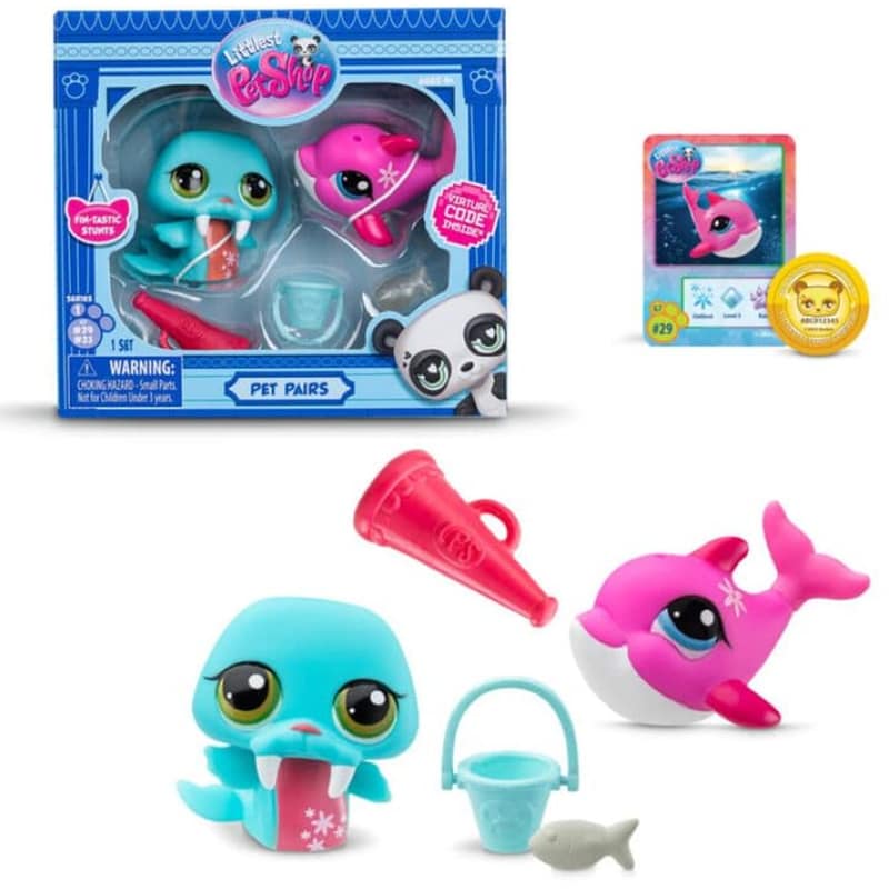 BASIC FUN Basic Fun Littlest Pet Shop Collector Set 2 Φιγούρες Με Αξεσουάρ 29 33 (00508)