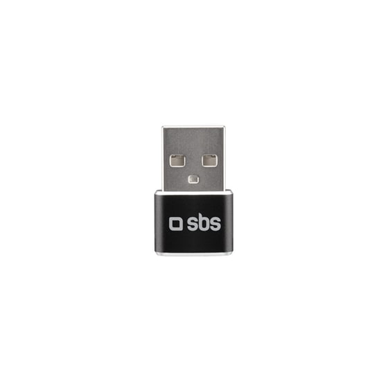 Αντάπτορας SBS USB-A male σε USB-C Female Μαύρο image 0