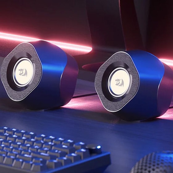 Ηχεία 2.0 Redragon Kaidas GS590 6W - Μαύρο image 3