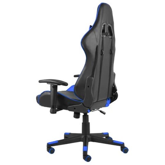 Καρέκλα Gaming Γραφείου VidaXL 20490 από Τεχνητό Δέρμα - Μπλε image 4