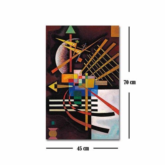 Μοντέρνος Πίνακας 24Mall Αφηρημένο Σχέδιο 45x70 cm image 2