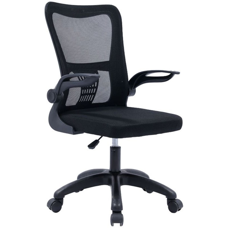 Καρέκλα Γραφείου Εργασίας Annalise Pakoworld από Ύφασμα Mesh - Μαύρη