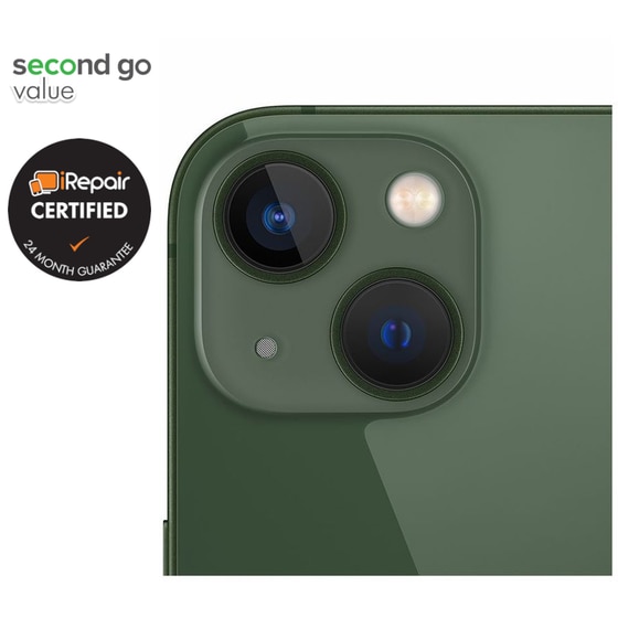 Μεταχειρισμένο Apple iPhone 13 128GB Green second go value Certified by iRepair image 4