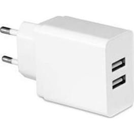 Mediarange 25W Fast Charger with USB-A and USB-C Output - Λευκό