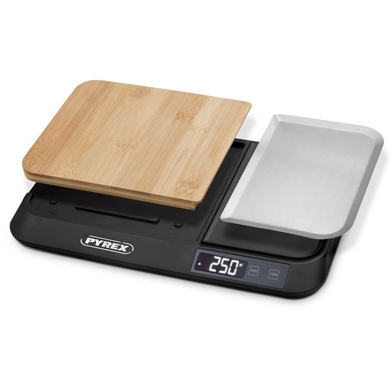 PYREX PYREX SB-760 1gr/5kg Καφέ/Μαύρο Ψηφιακή Ζυγαριά Κουζίνας