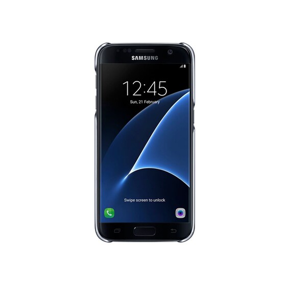Θήκη Samsung Galaxy S7 - Samsung Clear Cover - Μαύρο image 2